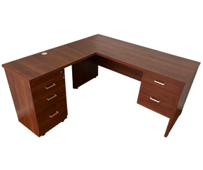 Escritorios Secretariales para Oficina - Escritorio Secretarial de Madera