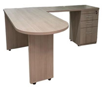 Muebles para Oficina - Escritorio tipo Bala