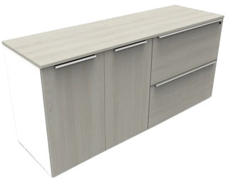 Credenza Para Oficina Con Cajones de Archivo