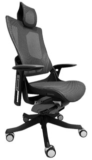 Silla Ejecutiva para Oficina Madagascar Black 2