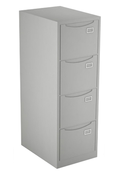 Archiveros para Oficina - Archivero vertical metalico con 4 cajones