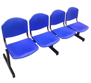 Banca de Espera de 4 Plazas de Polipropileno
