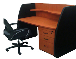 Escritorios Secretariales para Oficina - Escritorio Secretarial con Divisiones