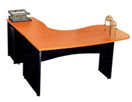 Escritorios Secretariales para Oficina - Escritorio en L de Madera