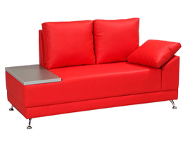 Sala de Espera Para Oficina Moderna Love Seat Mesa Revistera