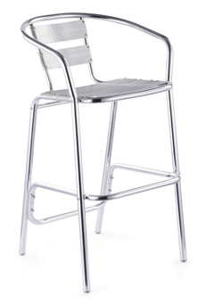 Sillas de Aluminio Altas Para Caferia